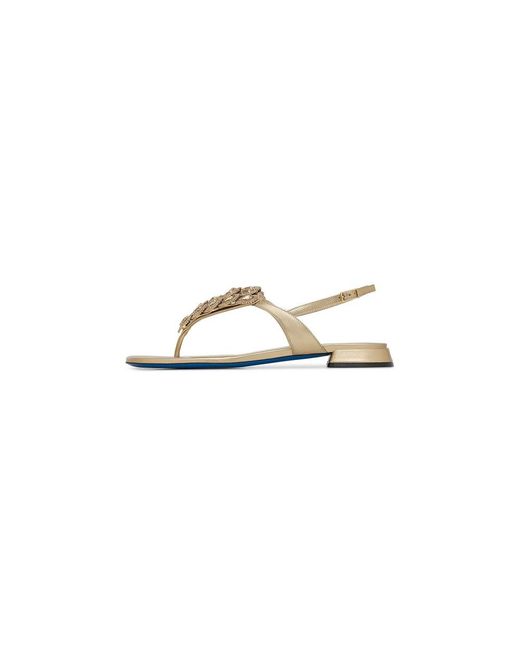 Flat Sandals Loriblu en coloris Metallic