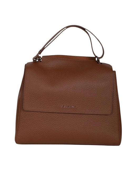 Orciani Brown Handbags