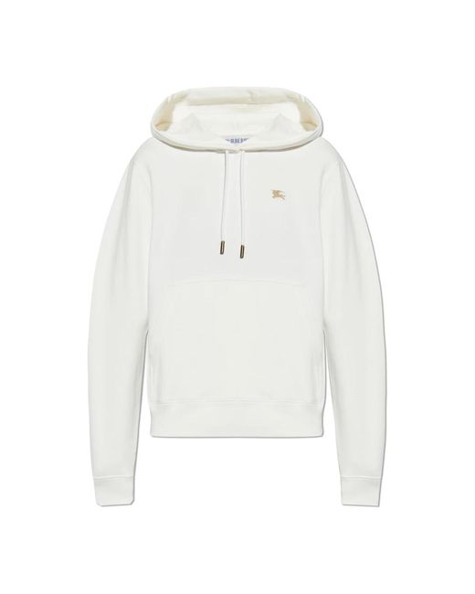 Burberry White Hoodies