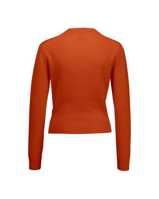 Allude Cashmere Knitwear in het Orange