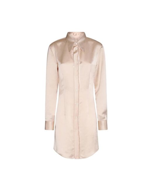MM6 by Maison Margiela Natural Shirt Dress