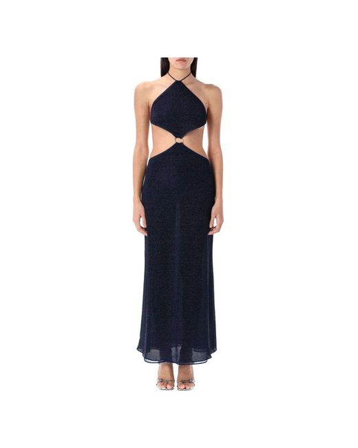 Oseree Blue Maxi Dresses