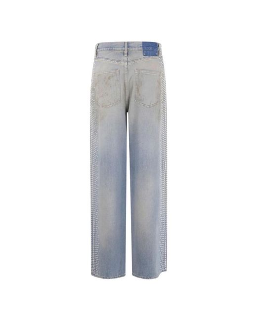 Golden Goose Deluxe Brand Blue Straight Fit Jeans