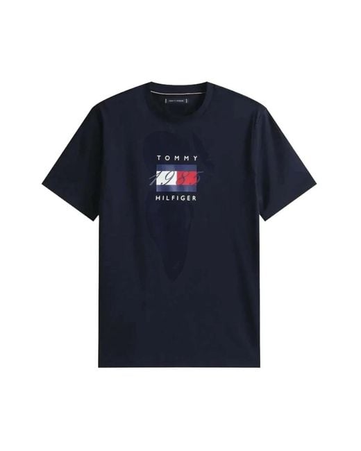 T-Shirts Tommy Hilfiger de hombre de color Blue