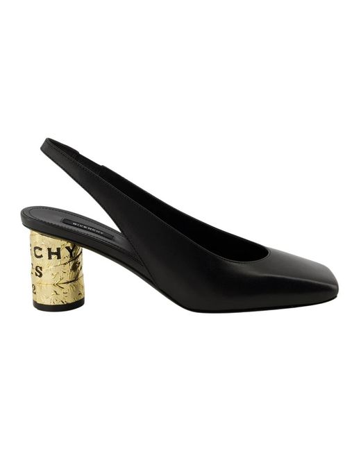 Givenchy Schoenen ,Zwart ,Leer Tape Slingback Pumps in het Black