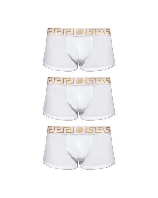 Versace Bottoms in het White voor heren