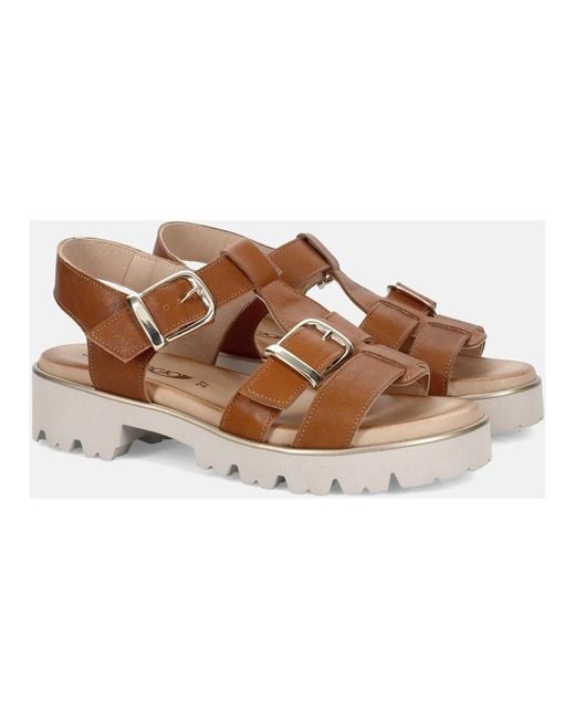 Sangiorgio Brown High Heel Sandals