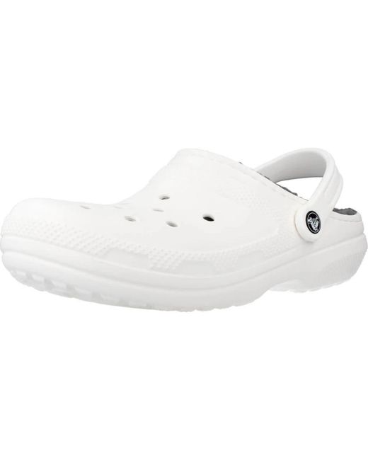 CROCSTM White Klassischer Gefütterter Clog