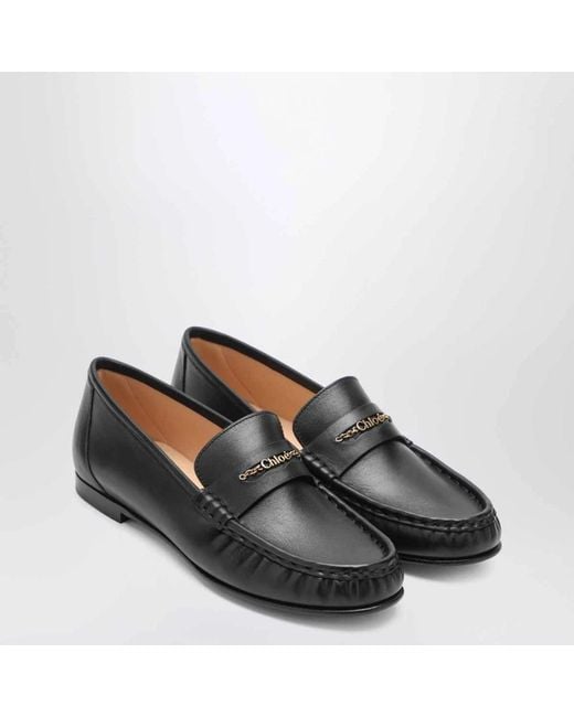Chloé Black Loafers