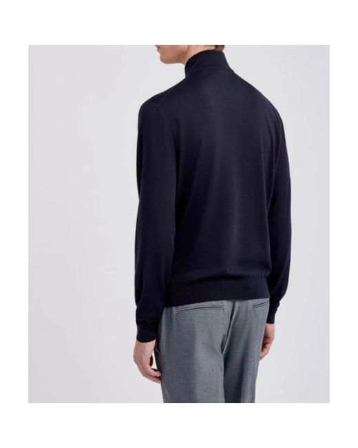 FILIPPO DE LAURENTIIS Blue Turtlenecks for men