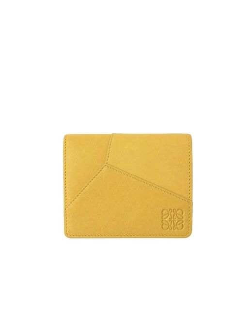 Loewe Yellow Wallets & Cardholders
