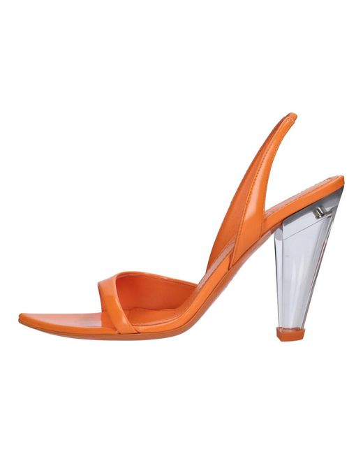 3Juin Orange High Heel Sandals