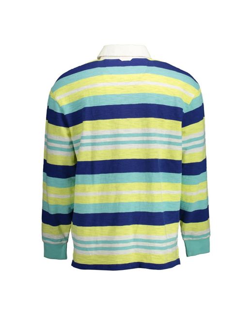 Gant Elee Gele Polo Met Contrastdetails in het Green voor heren