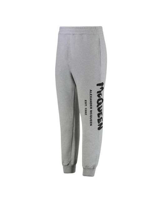 McQueen Gray Sweatpants for men