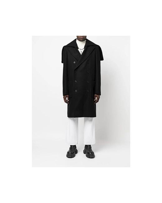 Balmain Jas Met Dubbele Rij Knopen in het Black voor heren