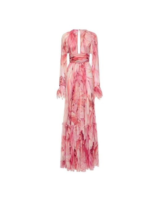 Roberto Cavalli Pink Maxi Dresses