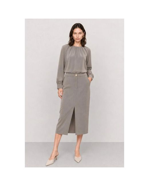 Kocca Gray Midi Skirts