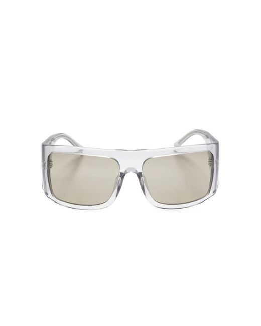 Linda Farrow White Sunglasses