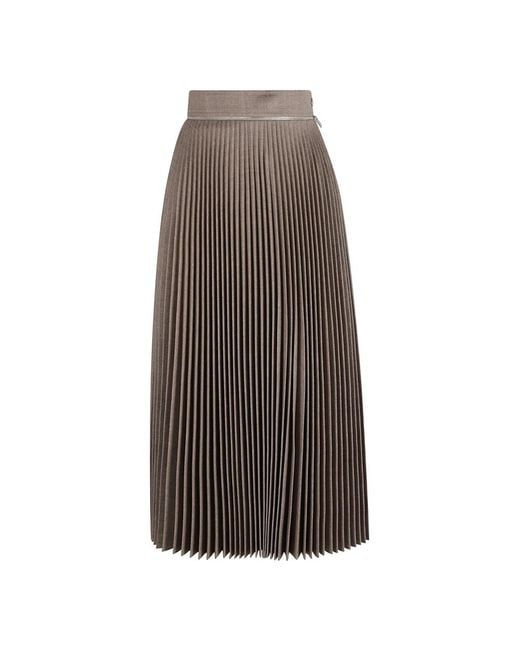 Burberry Brown Midi Skirts