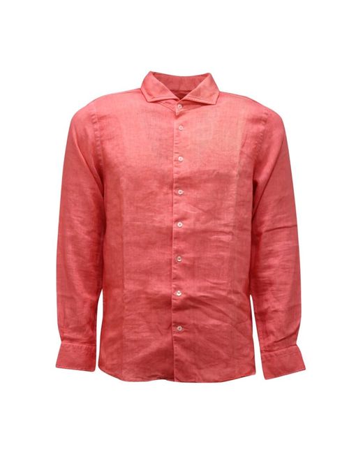 Gran Sasso Red Casual Shirts for men