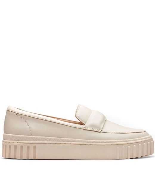 Clarks Schoenen ,Leer Loafers in het Natural