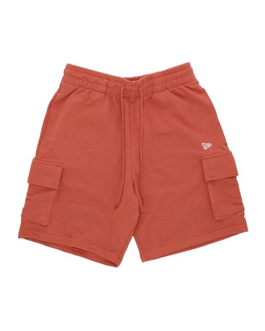 KTZ Red Casual Shorts for men