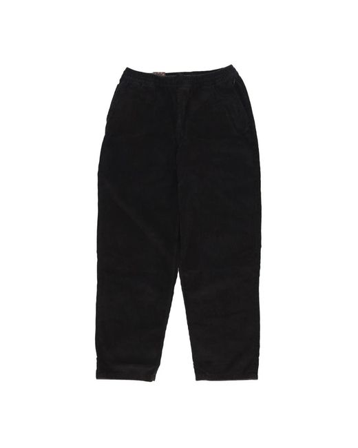 Vans Broeken ,Zwart ,Katoen Zwarte Acid Wash Baggy Tapered Broek in het Black voor heren