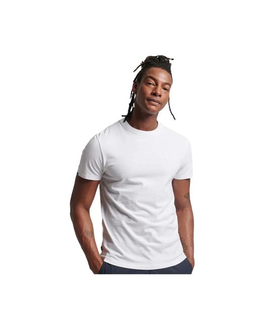 Superdry T-Shirts in het White voor heren
