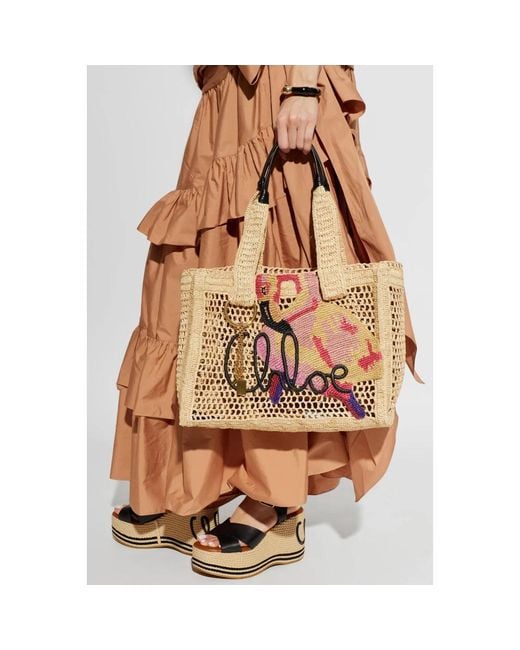 Chloé Metallic Tote Bags