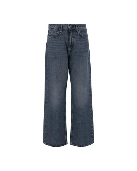 Rag & Bone Wide Jeans in het Blue