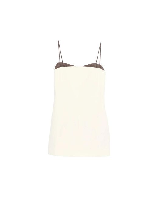Entire studios Natural Short Dresses