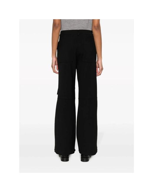 P.A.R.O.S.H. Black Wide Trousers