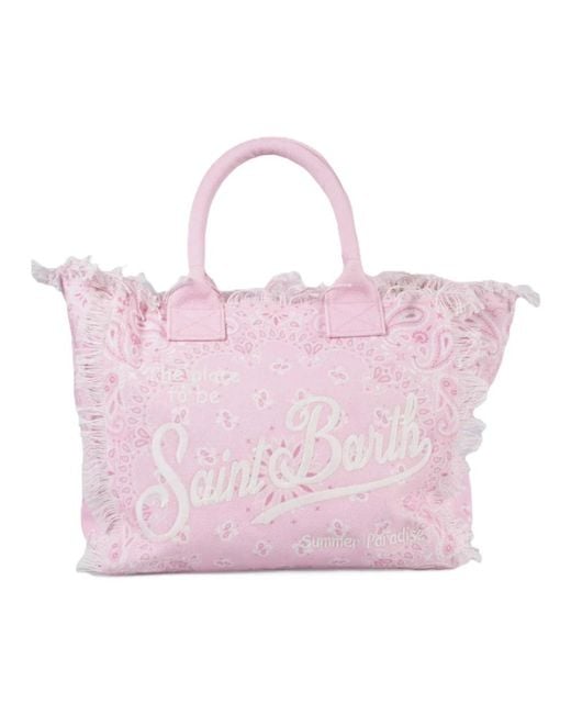 Mc2 Saint Barth Pink Shopping Bags