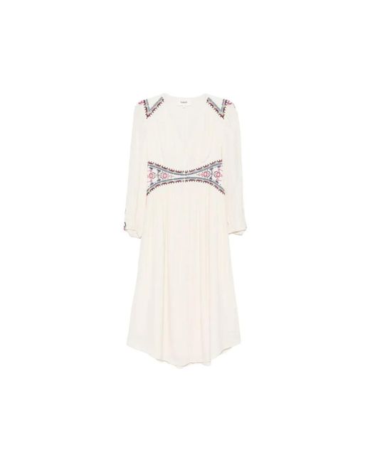 Ba&sh Tina Shirt Dress in het White