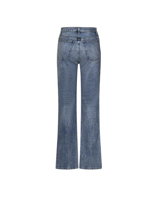 Khaite Blue Flare Jeans