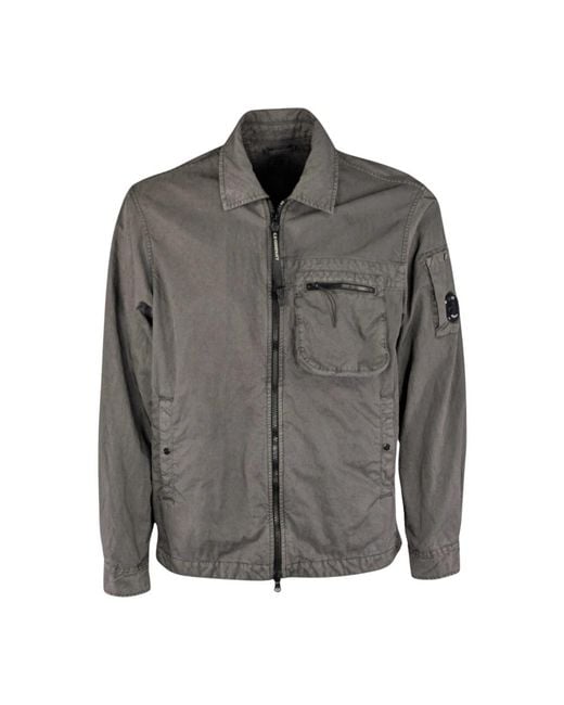 C P Company Gray Light Jackets for men