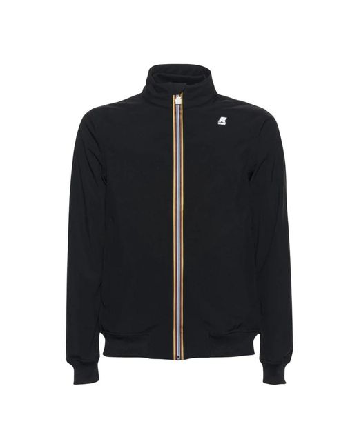 K-Way Black Light Jackets for men