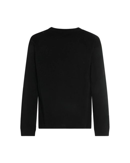 Valentino Garavani Black Long Sleeve T-Shirts for men