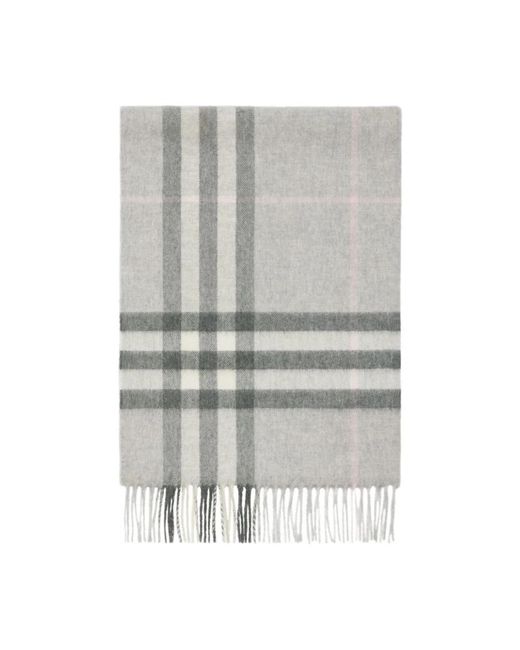 Burberry Gray Winter Scarves
