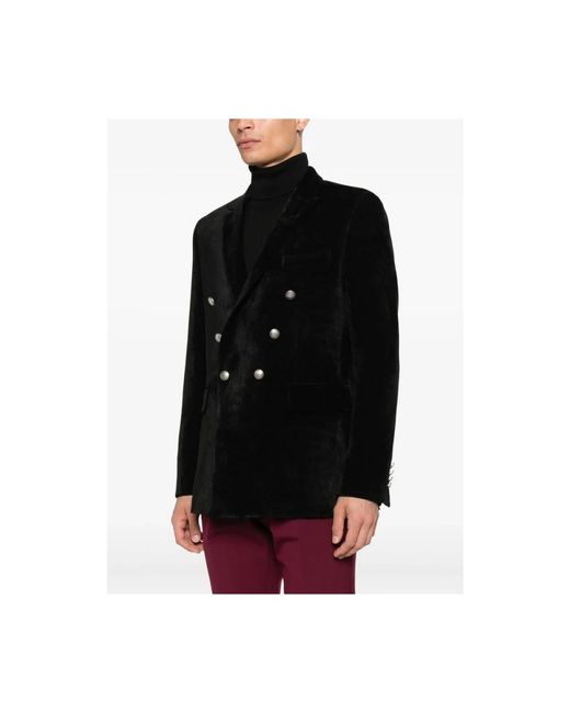 Reveres 1949 Black Blazers for men