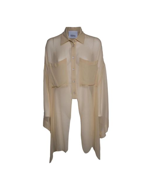 Erika Cavallini Semi Couture Natural Shirts