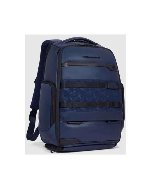 Piquadro Blue Backpacks