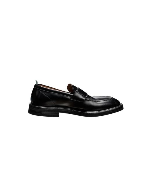 Green George Black Loafers for men