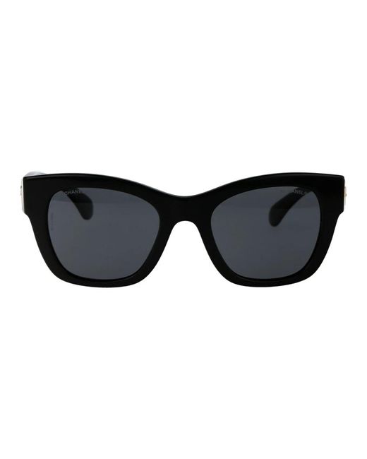 Chanel Black Stylische sonnenbrille mit modell 0ch5478