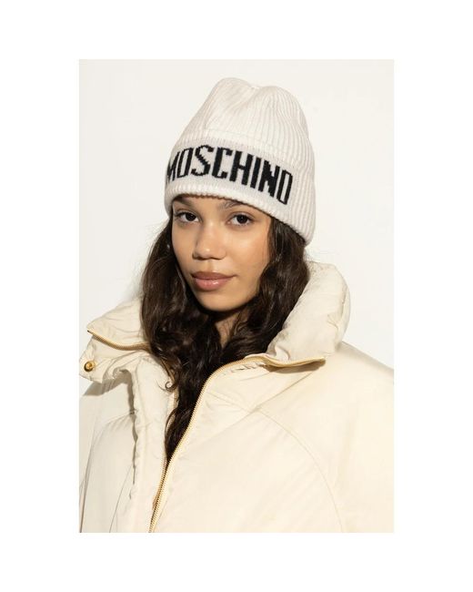 Beanies di Moschino in Natural