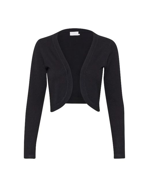 Kaffe Truien & Vesten ,Zwart ,Zwart Diep Astrid Bolero Sweater in het Blue