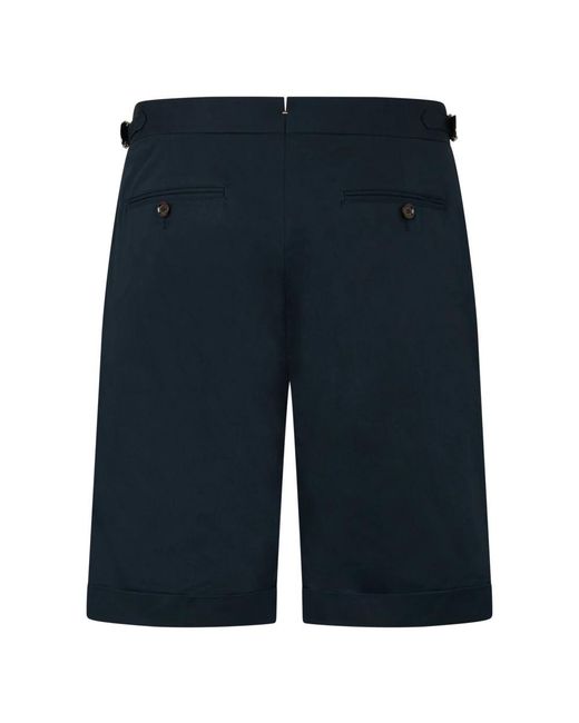 Moorer Blue Casual Shorts for men