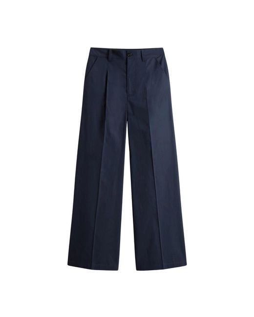 Woolrich Blue Wide Trousers