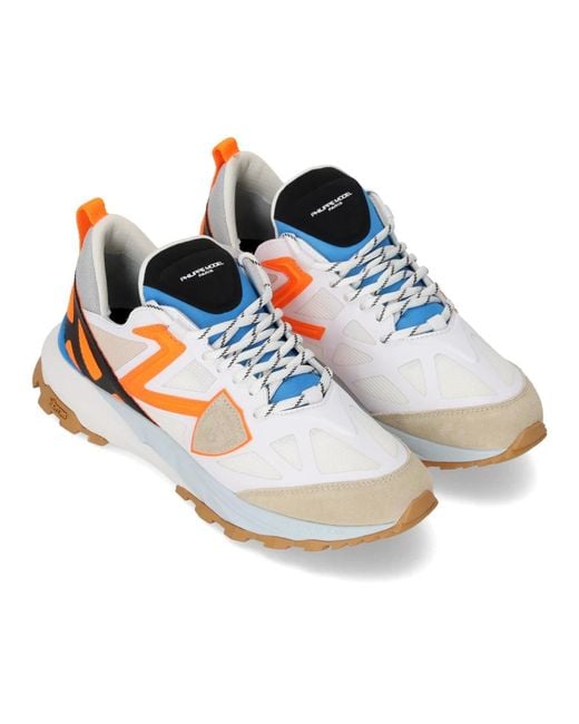 Philippe Model Blue Sneakers for men