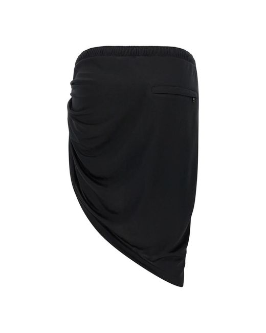 Courreges Black Short Skirts